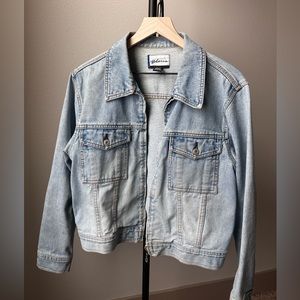 Express Bleus Zip-Up Denim Jacket